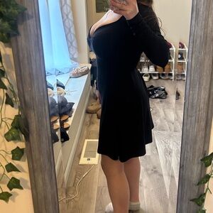 Wild Fable Black Long Sleeve Dress